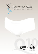 將圖片載入圖庫檢視器 Secret to Skin S2S 銀元素抗菌Q10堅果油潤膚內褲【白色】